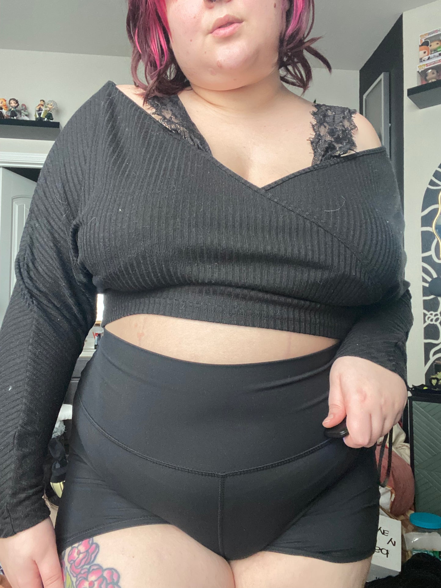 Black Lace Top