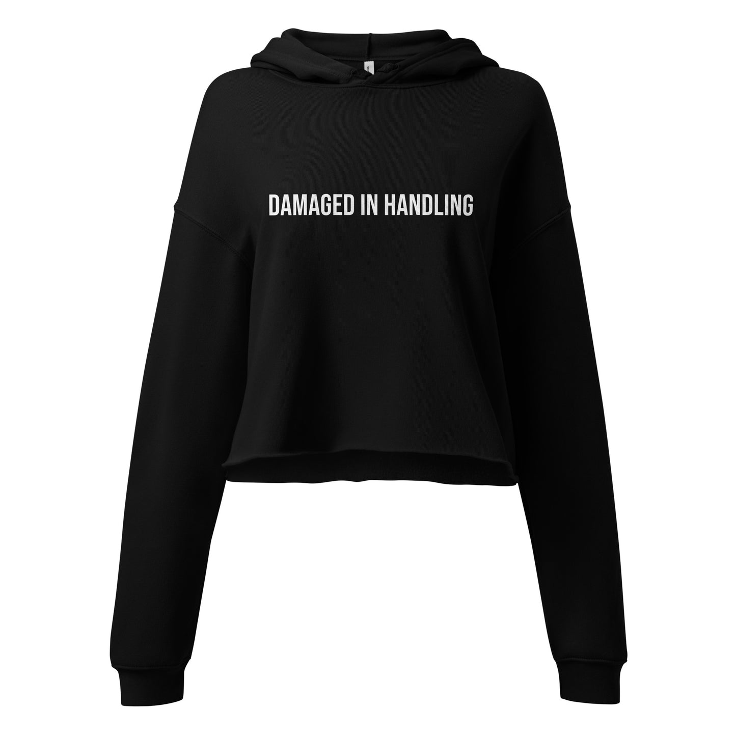 Damaged in Handling Crop Hoodie