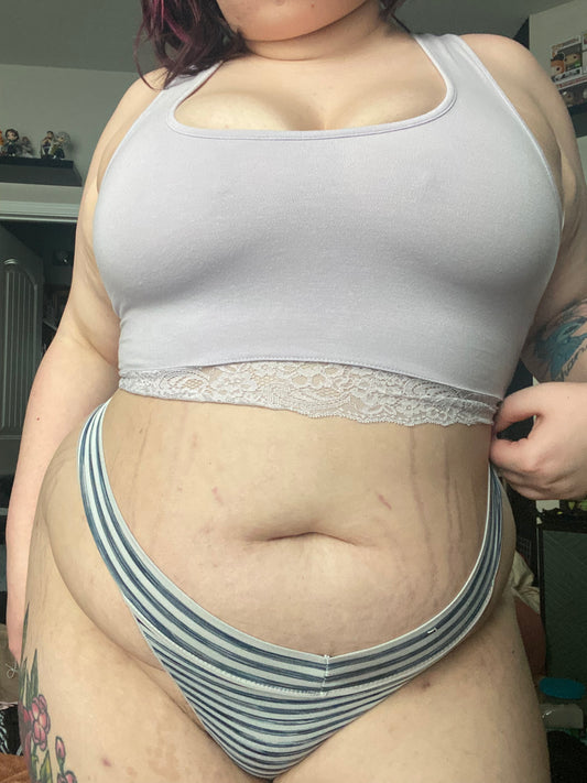 Lilac Lace Crop Top